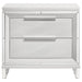 Marmore 2 - drawer Nightstand Bedside Table White - Walo Furniture