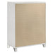 Marmore 5 - drawer Bedroom Chest of Drawers White - Walo Furniture