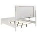 Marmore 64 - inch California King Bed LED Headboard White - Walo Furniture