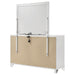 Marmore 9 - drawer Dresser and LED Mirror White - Walo Furniture