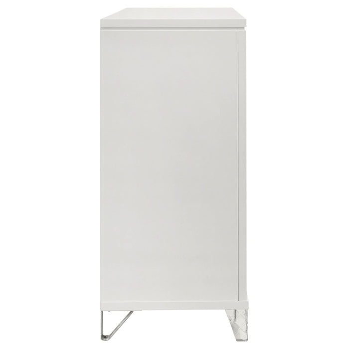 Marmore 9 - drawer Dresser Cabinet White - Walo Furniture