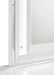 Marmore LED Dresser Mirror White - Walo Furniture