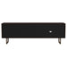 Marsden 2 - door Mango Wood 70" TV Stand Charcoal Black - Walo Furniture