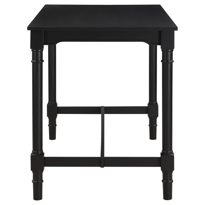 Martina 5 - piece Rectangular Counter Height Dining Set Black - Walo Furniture