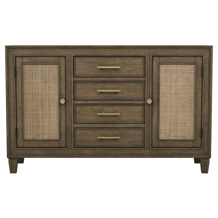 Matisse 4 - drawer Sideboard Buffet Cabinet Light Brown - Walo Furniture