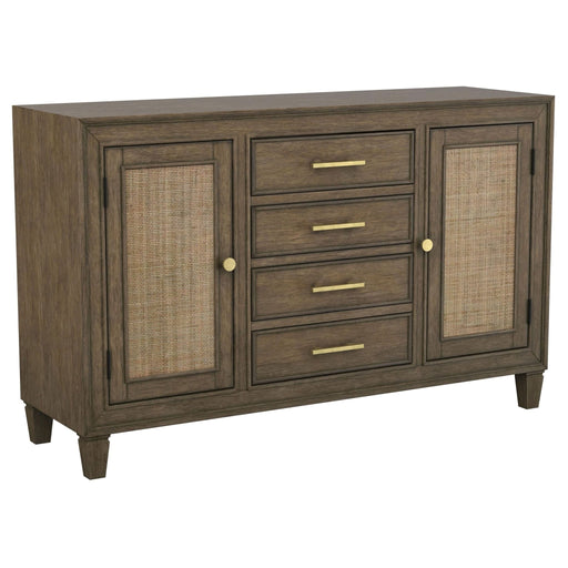 Matisse 4 - drawer Sideboard Buffet Cabinet Light Brown - Walo Furniture