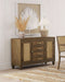 Matisse 4 - drawer Sideboard Buffet Cabinet Light Brown - Walo Furniture