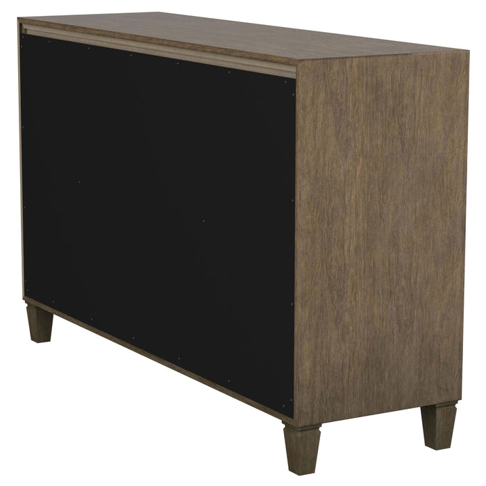 Matisse 4 - drawer Sideboard Buffet Cabinet Light Brown - Walo Furniture