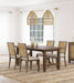 Matisse 5 - piece Rectangular Dining Table Set Light Brown - Walo Furniture