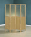 Mattison 4 - Panel Room Divider Folding Shoji Screen Natural - Walo Furniture