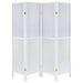 Mattison 4 - Panel Room Divider Folding Shoji Screen White - Walo Furniture