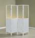 Mattison 4 - Panel Room Divider Folding Shoji Screen White - Walo Furniture