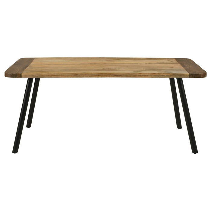 Maverick 70 - inch Solid Wood Dining Table Natural Mango - Walo Furniture