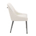 Mayette Upholstered Dining Side Chair Ivory (Set of 2) - Walo Furniture