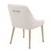 Mayette Upholstered Dining Side Chair Ivory (Set of 2) - Walo Furniture