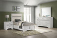 Miranda 4 - piece Twin Bedroom Set White - Walo Furniture