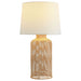 Nairobi Empire Shade Handwoven Rattan Table Lamp Natural - Walo Furniture