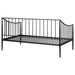 Newbury Metal Twin Daybed Bed Frame Matte Black - Walo Furniture