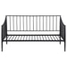 Newbury Metal Twin Daybed Bed Frame Matte Black - Walo Furniture