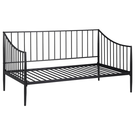 Newbury Metal Twin Daybed Bed Frame Matte Black - Walo Furniture