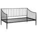 Newbury Metal Twin Daybed Bed Frame Matte Black - Walo Furniture