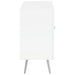 Nieta 2 - door Engineered Wood Accent Cabinet White High Gloss - Walo Furniture