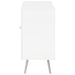 Nieta 2 - door Engineered Wood Accent Cabinet White High Gloss - Walo Furniture