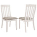 Nogales Wood Dining Side Chair Off White (Set of 2) - Walo Furniture