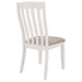 Nogales Wood Dining Side Chair Off White (Set of 2) - Walo Furniture