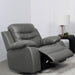 Nova Upholstered Padded Arm Glider Recliner Dark Grey - Walo Furniture