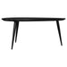 Odessa 2 - piece Triangular Coffee and End Table Set Black - Walo Furniture