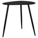 Odessa Triangular Solid Wood End Table Black - Walo Furniture