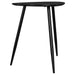 Odessa Triangular Solid Wood End Table Black - Walo Furniture