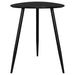 Odessa Triangular Solid Wood End Table Black - Walo Furniture