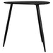 Odessa Triangular Solid Wood End Table Black - Walo Furniture