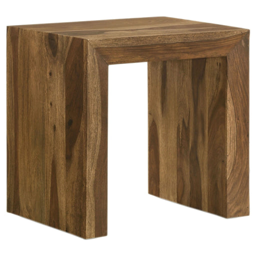 Odilia 2 - piece Solid Wood Coffee and End Table Set Auburn - Walo Furniture