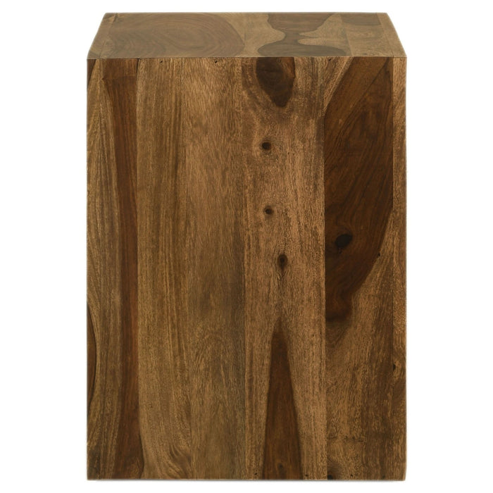 Odilia Rectangular Solid Wood End Table Auburn - Walo Furniture