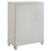 Olivia 5 - drawer Bedroom Chest of Drawers Pearl White - Walo Furniture