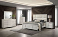 Olivia 5 - piece California King Bedroom Set Pearl White - Walo Furniture