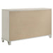 Olivia 6 - drawer Dresser Cabinet Pearl White - Walo Furniture