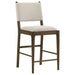 Ottowa Upholstered Counter Side Chair Brown (Set of 2) - Walo Furniture