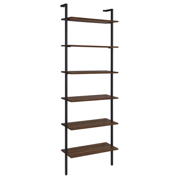 Owens 3 - piece 96 - inch Wall Mounted Bookshelf Set Walnut - Walo Furniture