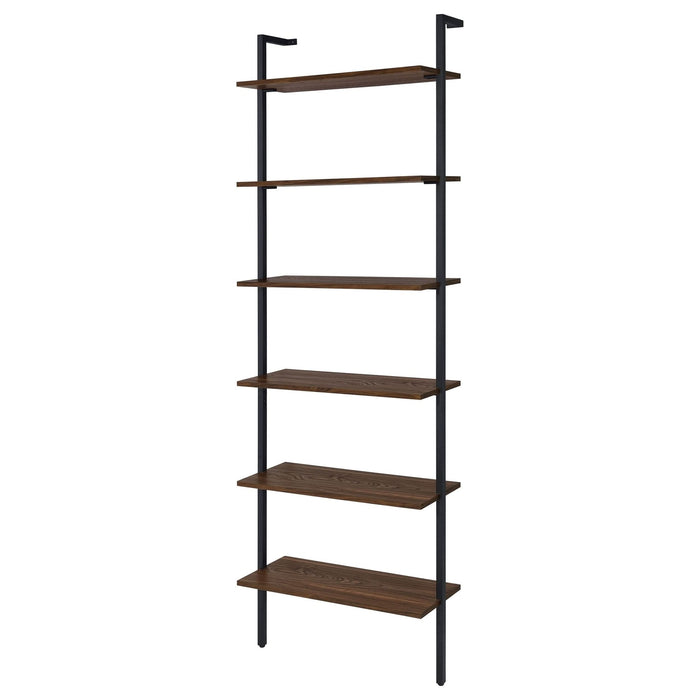 Owens 3 - piece 96 - inch Wall Mounted Bookshelf Set Walnut - Walo Furniture