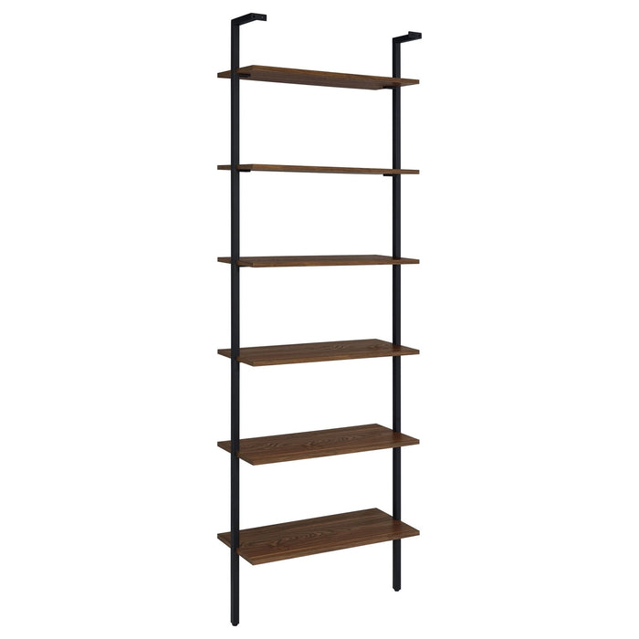 Owens 3 - piece 96 - inch Wall Mounted Bookshelf Set Walnut - Walo Furniture