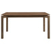 Parkridge 59 - inch Rectangular Dining Table Natural Walnut - Walo Furniture