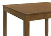 Parkwood 5 - piece Square Dining Table Set Honey Brown - Walo Furniture