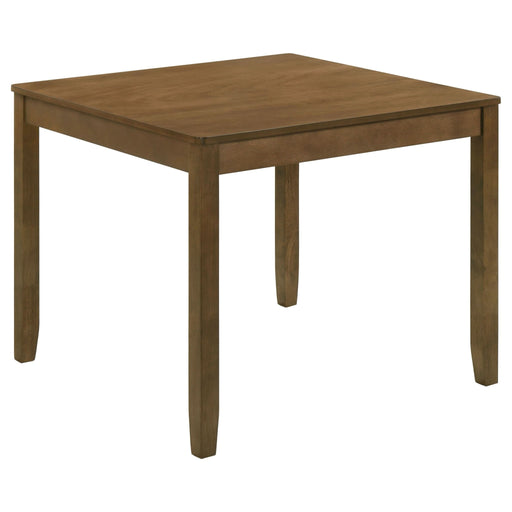 Parkwood 5 - piece Square Dining Table Set Honey Brown - Walo Furniture