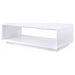 Paseo Rectangular Cocktail Coffee Table White High Gloss - Walo Furniture