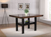 Patterson 60 - inch Counter Height Dining Table Mango Oak - Walo Furniture