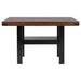 Patterson 60 - inch Counter Height Dining Table Mango Oak - Walo Furniture